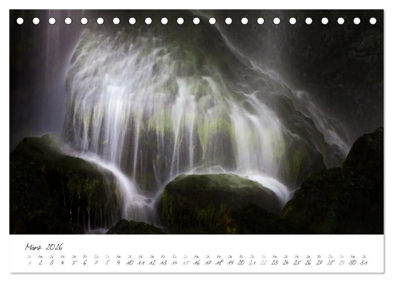 Bild: 9783457547472 | Wasserfälle klein und groß (Tischkalender 2026 DIN A5 quer),...