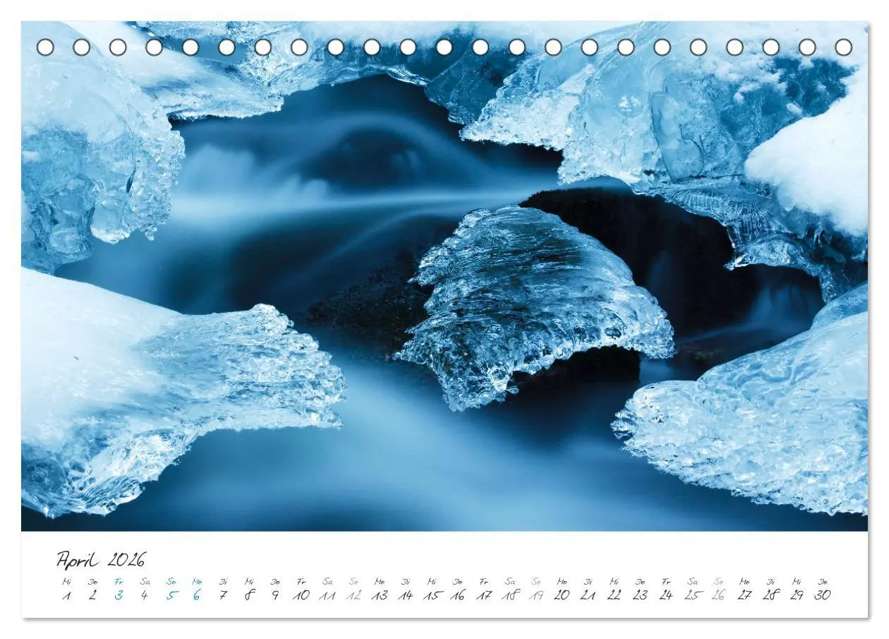 Bild: 9783457547472 | Wasserfälle klein und groß (Tischkalender 2026 DIN A5 quer),...