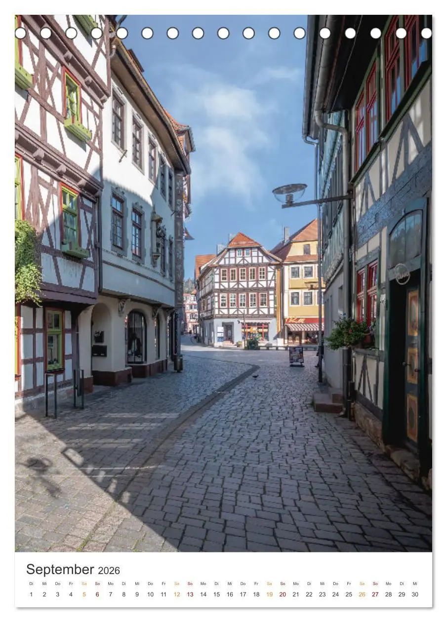 Bild: 9783516327472 | Kurort Schmalkalden (Tischkalender 2026 DIN A5 hoch), CALVENDO...