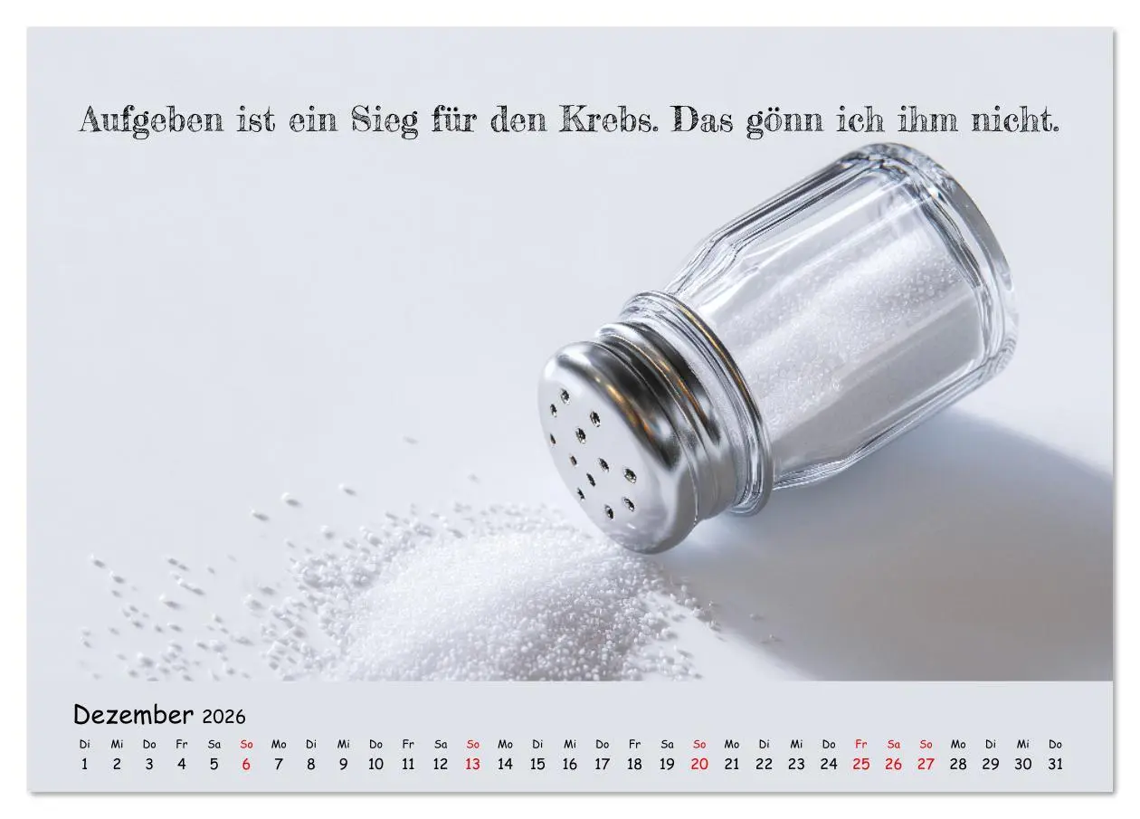 Bild: 9783516637472 | Krebs ist ein Vollidiot - Kalender für alle Kämpfer mit...