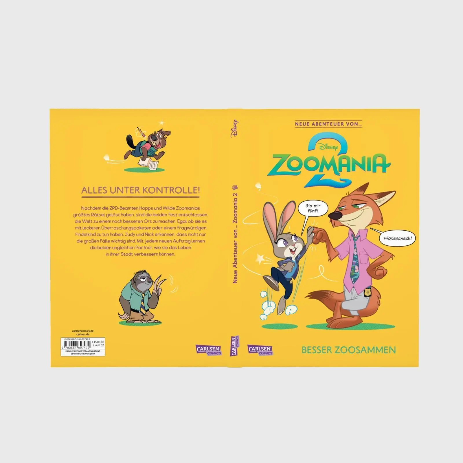 Bild: 9783551807472 | Neue Abenteuer von ...: Zoomania 2 | Joe Caramagna | Buch | 96 S.