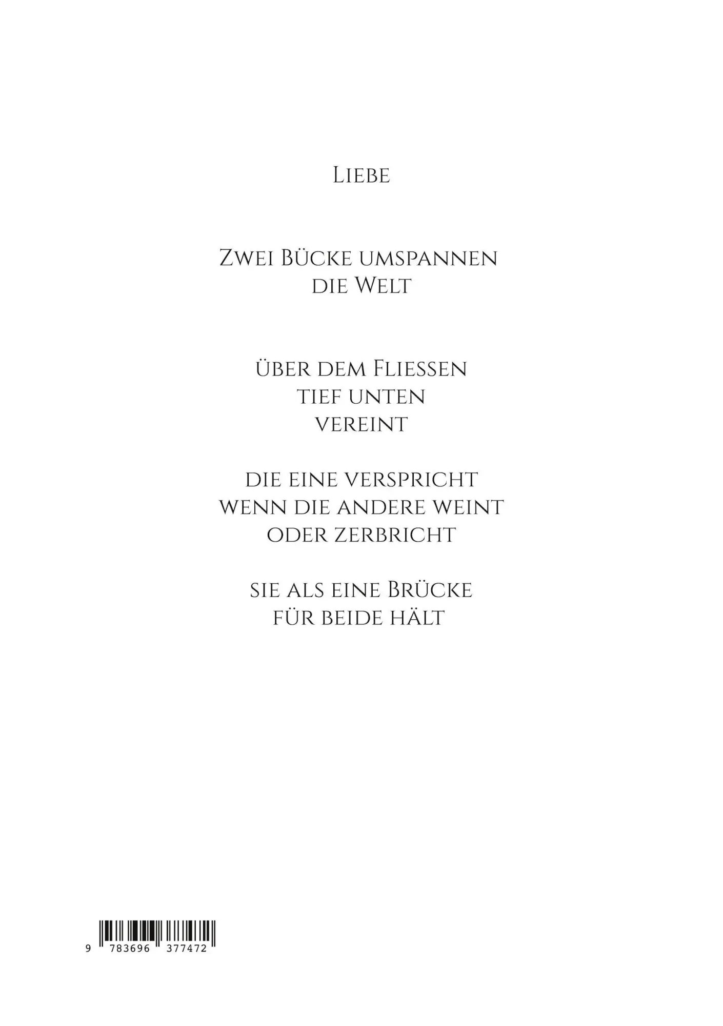 Rückseite: 9783696377472 | Weltverlierer | Gedichte | R. Daniel Roth | Taschenbuch | 156 S.