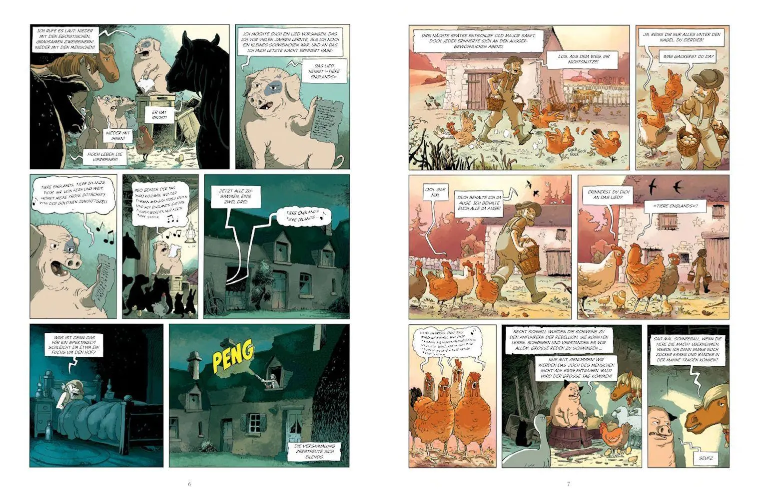 Bild: 9783957287472 | Farm der Tiere | nach George Orwell | Rodolphe | Buch | 48 S. | 2023