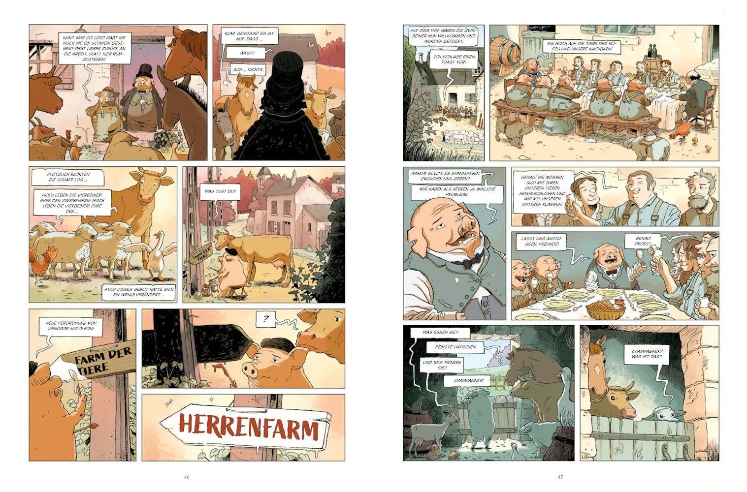 Bild: 9783957287472 | Farm der Tiere | nach George Orwell | Rodolphe | Buch | 48 S. | 2023