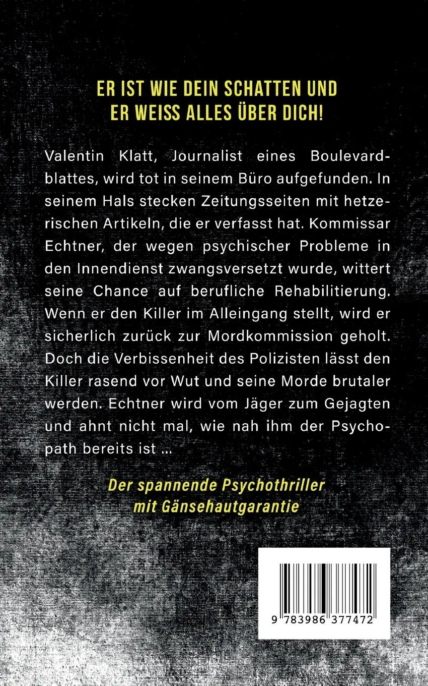 Rückseite: 9783986377472 | Der Killer | Giftige Rache | Christian Hardinghaus | Taschenbuch