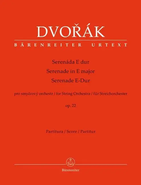 Cover: 9790260107472 | Serenade, Partitur | Antonin Dvorak | Taschenbuch | Partitur | Deutsch