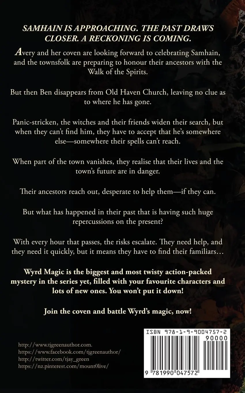 Rückseite: 9781990047572 | Wyrd Magic | Paranormal Witch Mysteries | T J Green | Taschenbuch