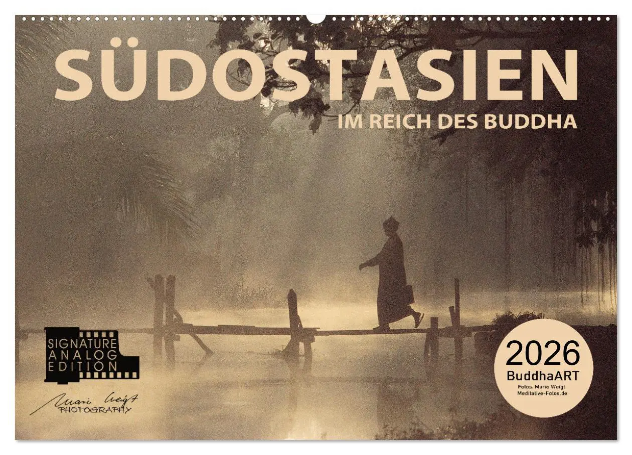 Cover: 9783457917572 | SÜDOSTASIEN Im Reich des Buddha (Wandkalender 2026 DIN A2 quer),...