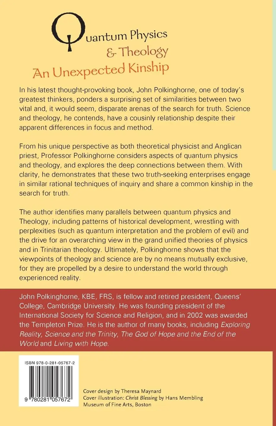 Rückseite: 9780281057672 | Quantum Physics and Theology | An Unexpected Kinship | Polkinghorne