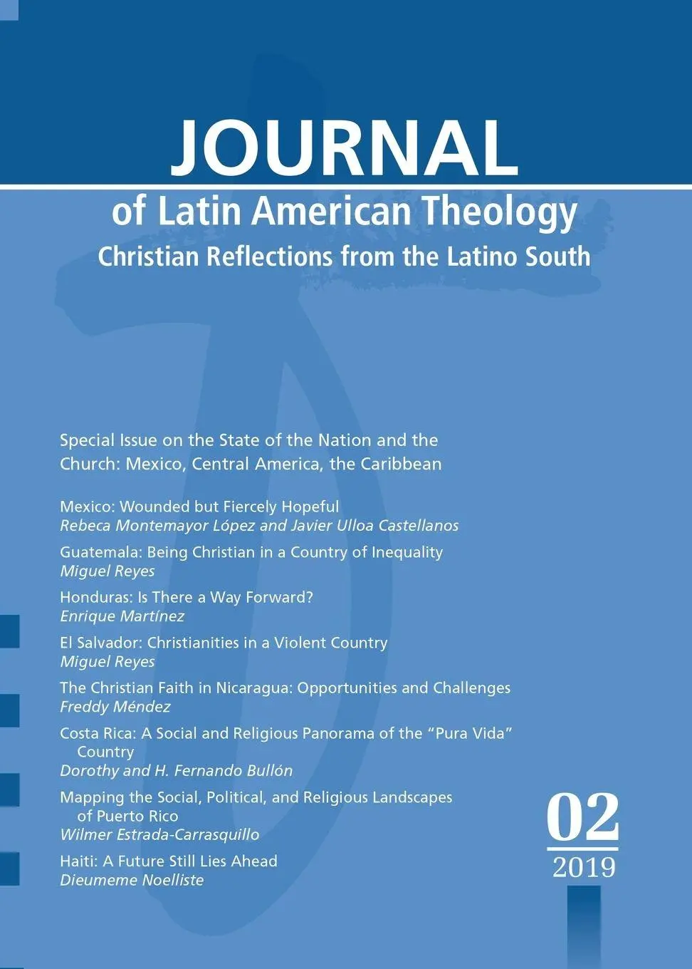 Cover: 9781725257672 | Journal of Latin American Theology, Volume 14, Number 2 | Lindy Scott
