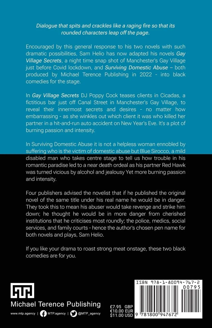 Rückseite: 9781800947672 | Sam Helio Plays - Gay Village Secrets &amp; Surviving Domestic Abuse