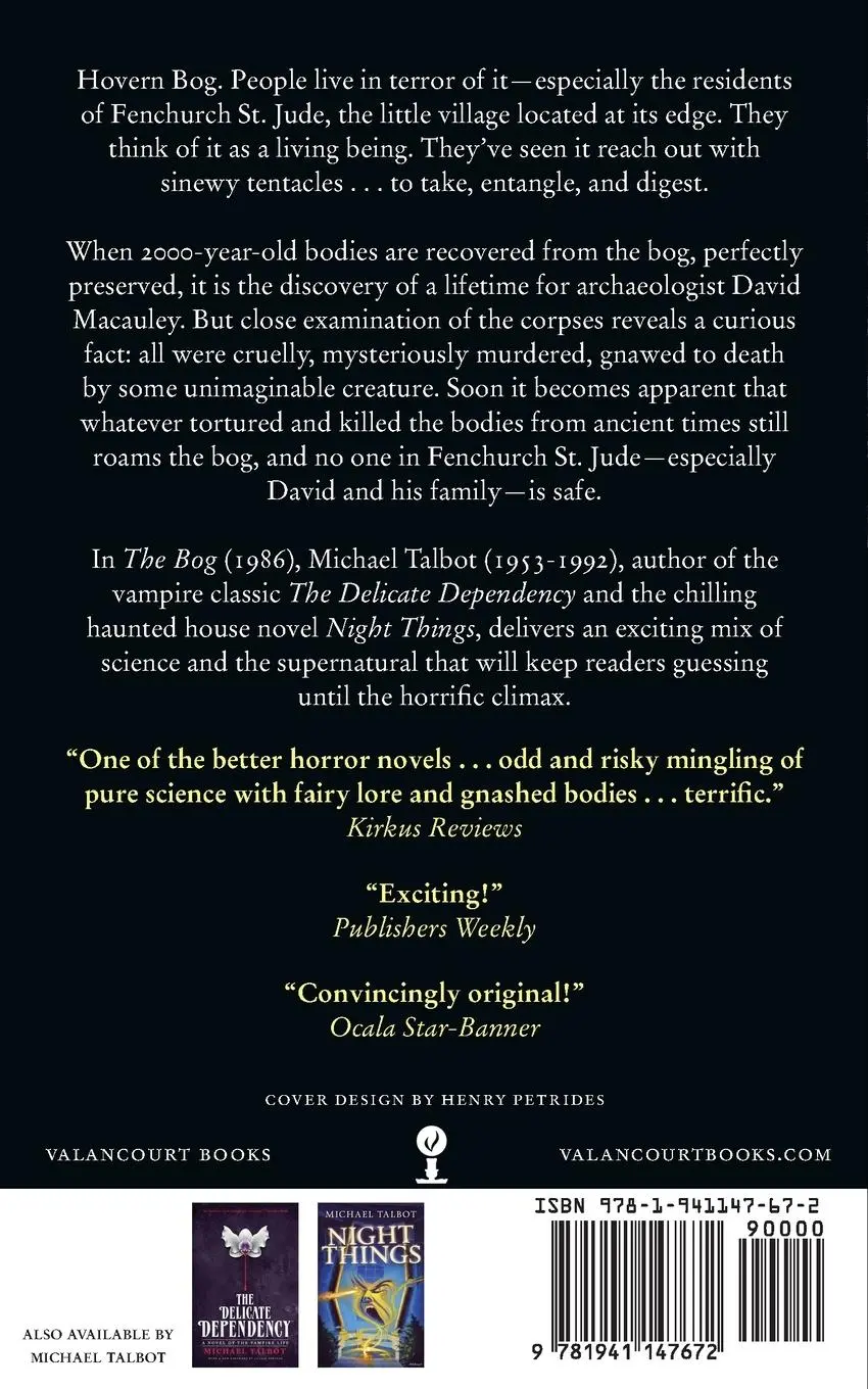 Rückseite: 9781941147672 | The Bog | Michael Talbot | Taschenbuch | Englisch | 2015