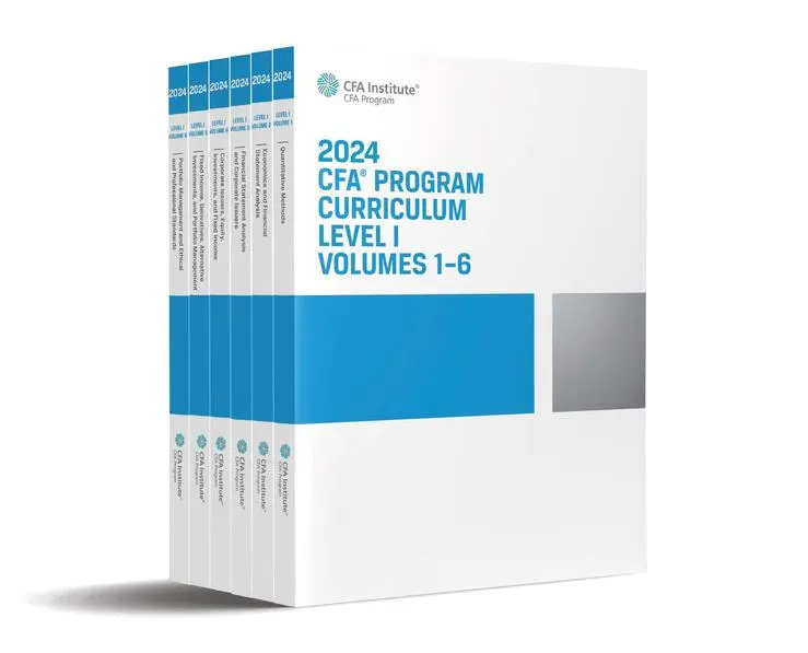 Cover: 9781953337672 | 2024 Cfa Program Curriculum Level I Box Set | Cfa Institute | Buch