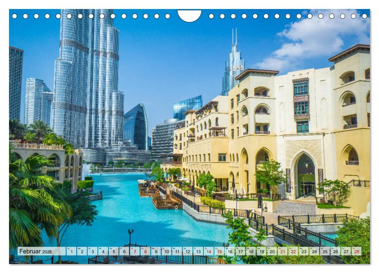 Bild: 9783457697672 | Dubai - Traumstadt der Scheichs (Wandkalender 2026 DIN A4 quer),...