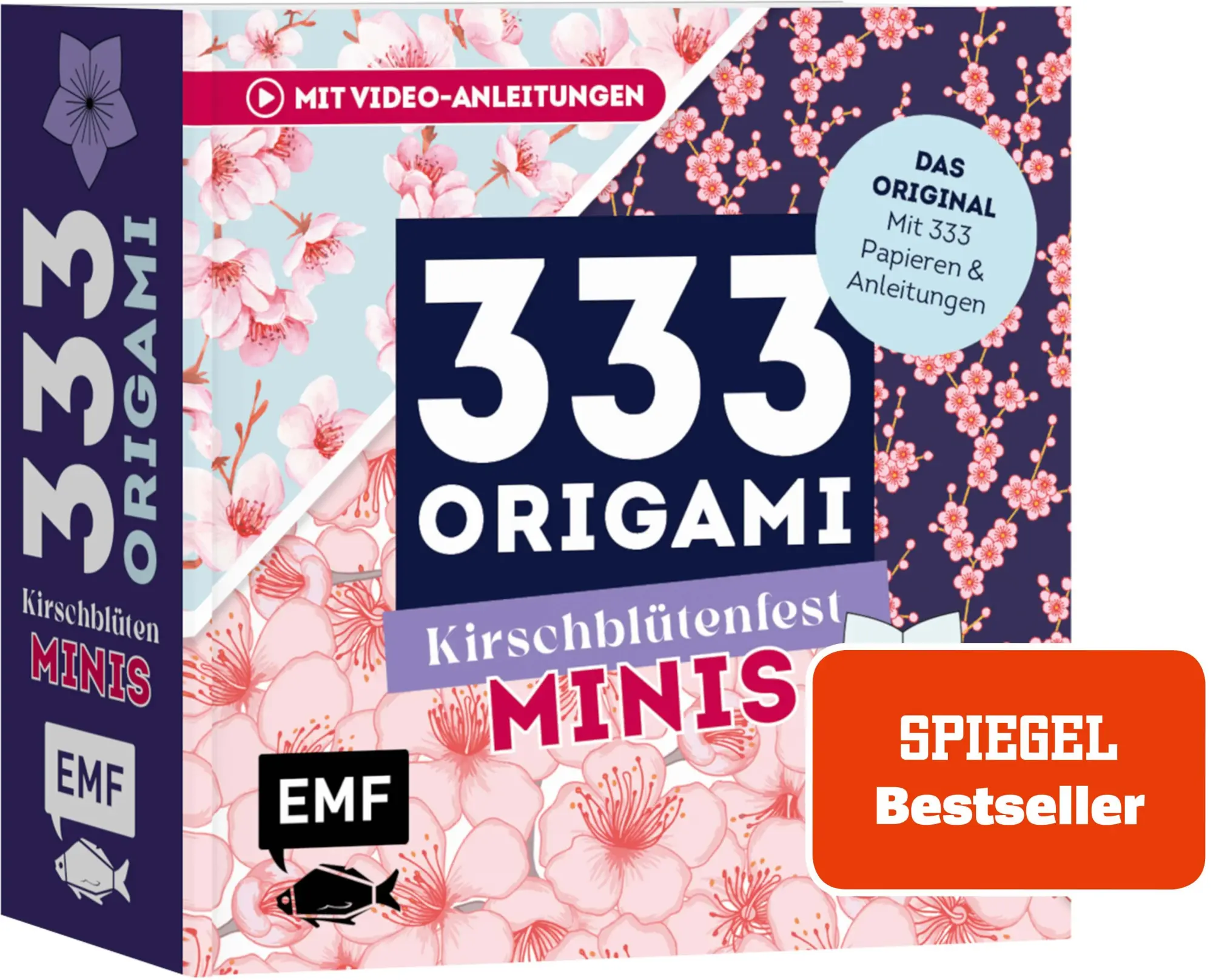 Cover: 9783745927672 | 333 Origami Minis - Kirschblütenfest - Dein dekorativer Wendeblock...
