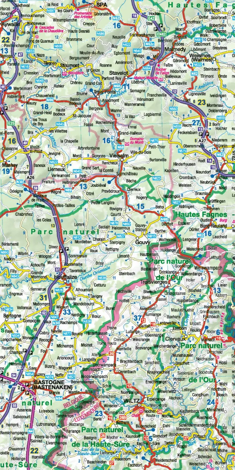 Bild: 9783939997672 | MoTourMaps Belgien - Luxemburg Auto- und Motorradkarte 1:300.000