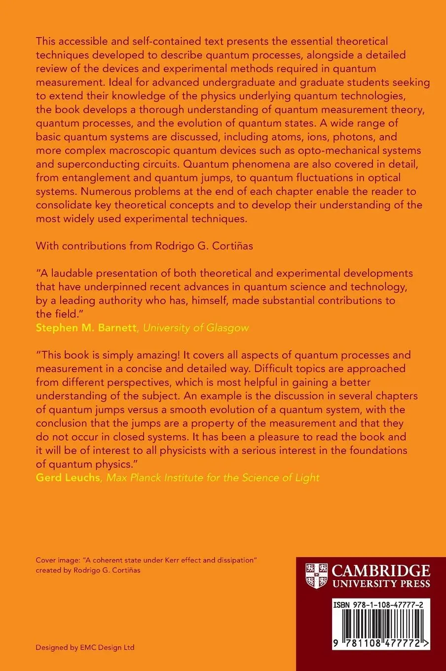 Rückseite: 9781108477772 | Quantum Processes and Measurement | Claude Fabre | Buch | Gebunden