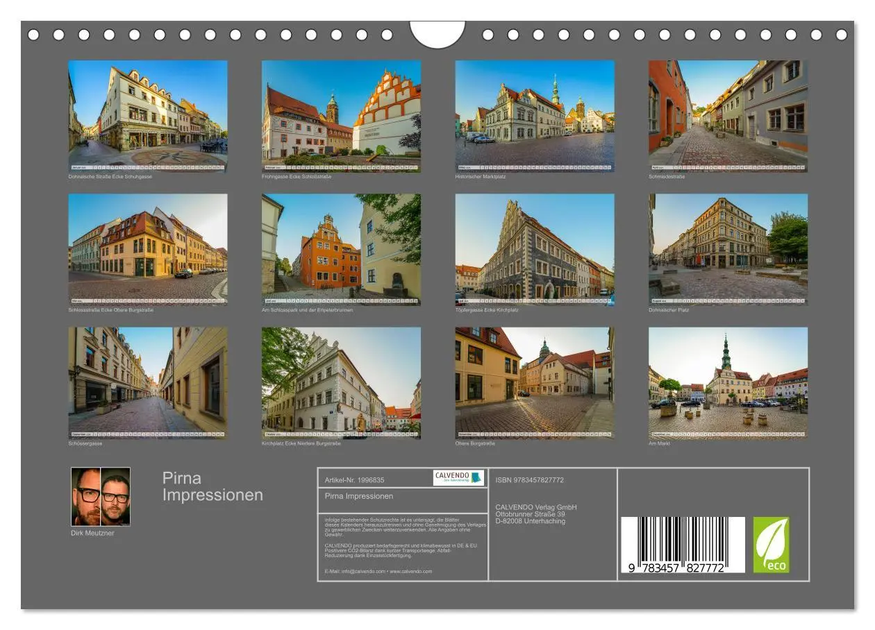 Bild: 9783457827772 | Pirna Impressionen (Wandkalender 2026 DIN A4 quer), CALVENDO...