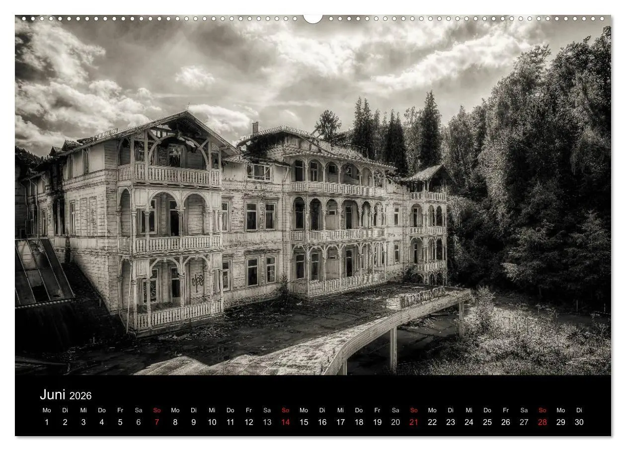 Bild: 9783457997772 | Lost Places Geisterhäuser (hochwertiger Premium Wandkalender 2026...