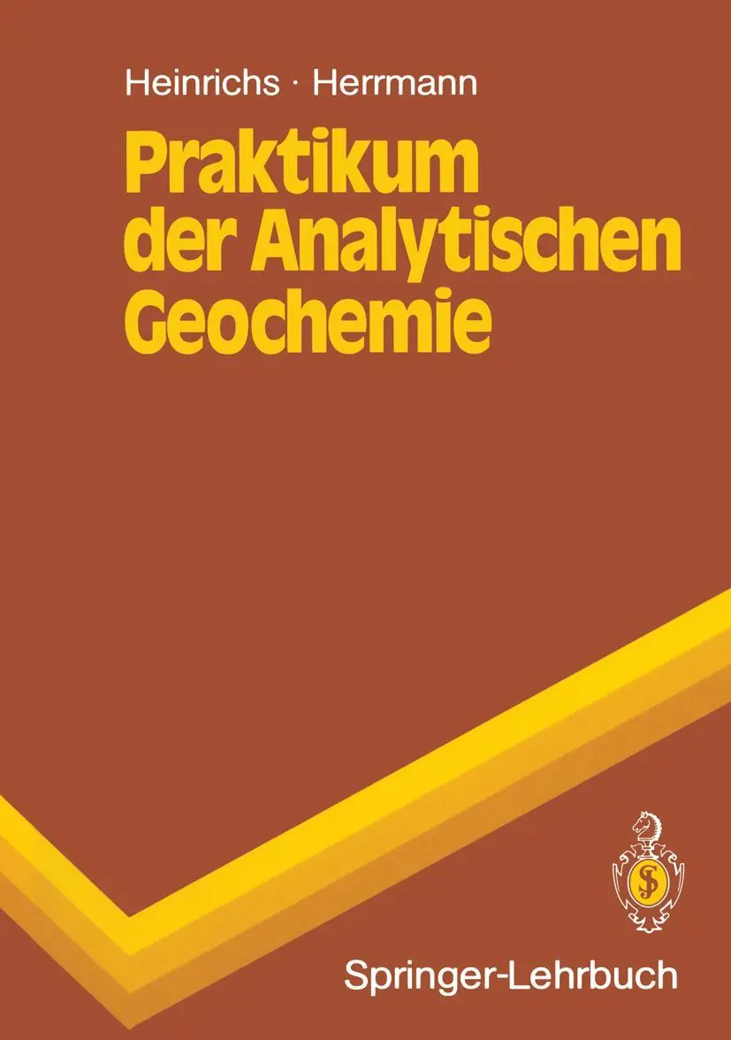 Cover: 9783642647772 | Praktikum der Analytischen Geochemie | Albert G. Herrmann (u. a.)