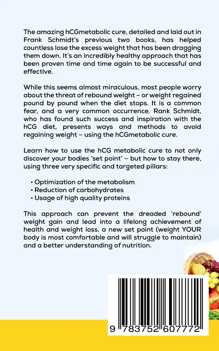 Rückseite: 9783752607772 | Maintain your Achieved Weight - and Avoid the Yo-Yo Effect | Schmidt