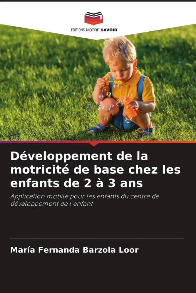 Cover: 9786206987772 | Développement de la motricité de base chez les enfants de 2 à 3 ans