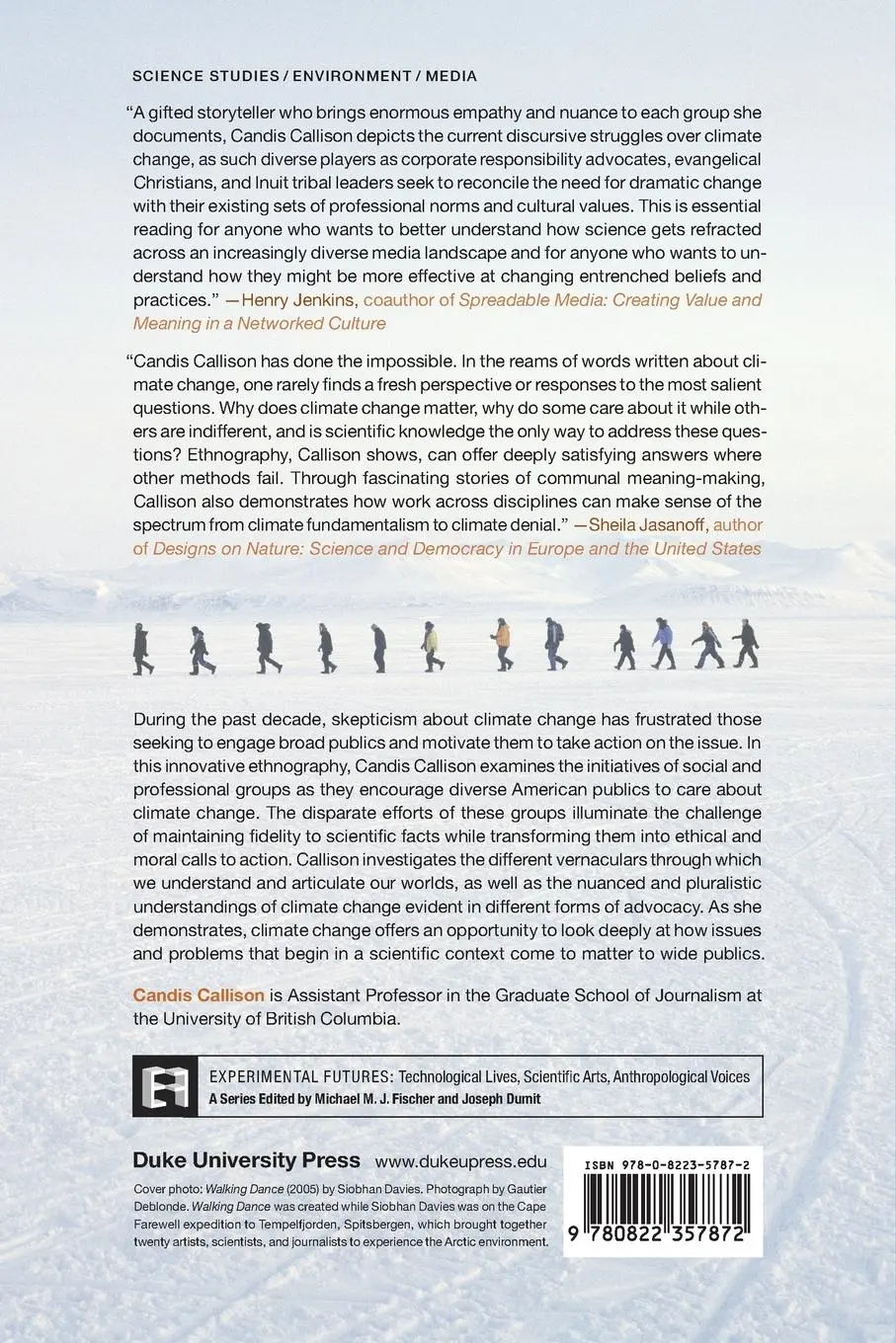 Rückseite: 9780822357872 | How Climate Change Comes to Matter | The Communal Life of Facts | Buch