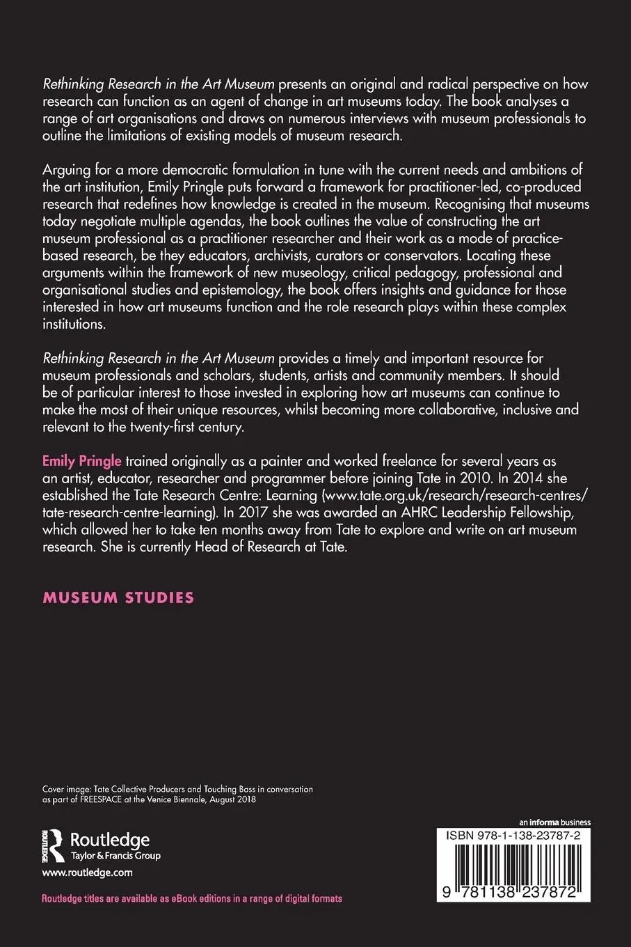 Rückseite: 9781138237872 | Rethinking Research in the Art Museum | Emily Pringle | Taschenbuch