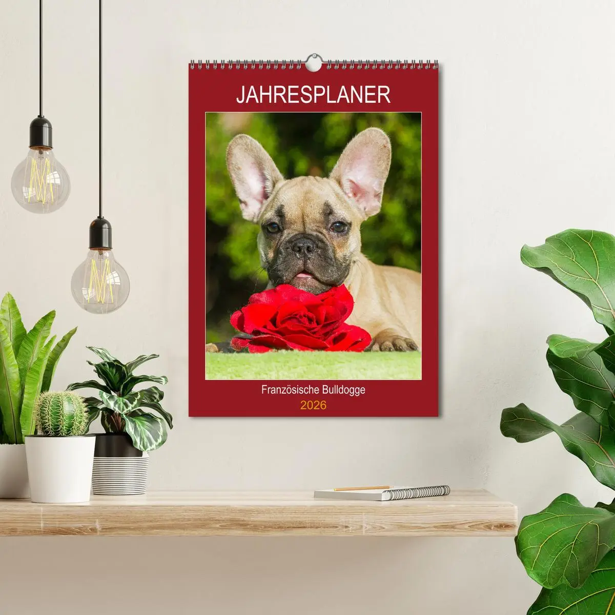 Bild: 9783516387872 | Jahresplaner Französische Bulldogge (Wandkalender 2026 DIN A3...