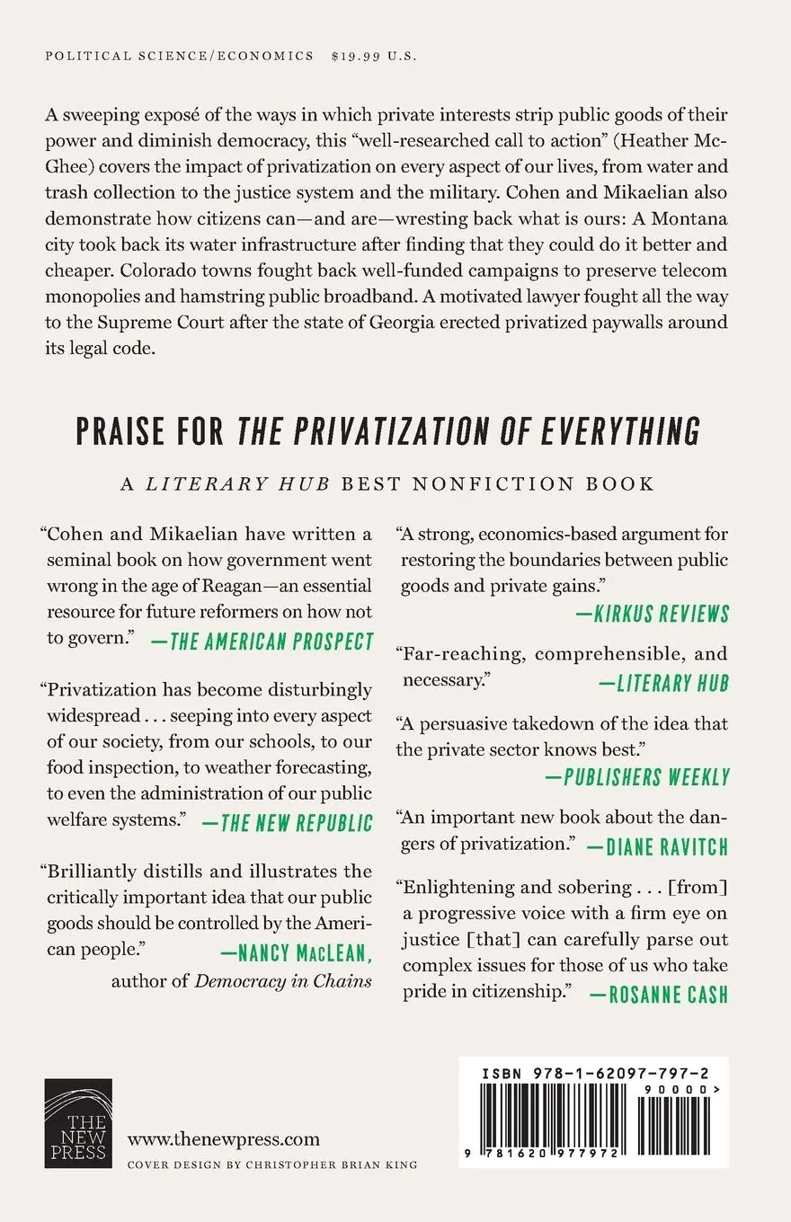 Rückseite: 9781620977972 | The Privatization of Everything | Allen Mikaelian (u. a.) | Buch