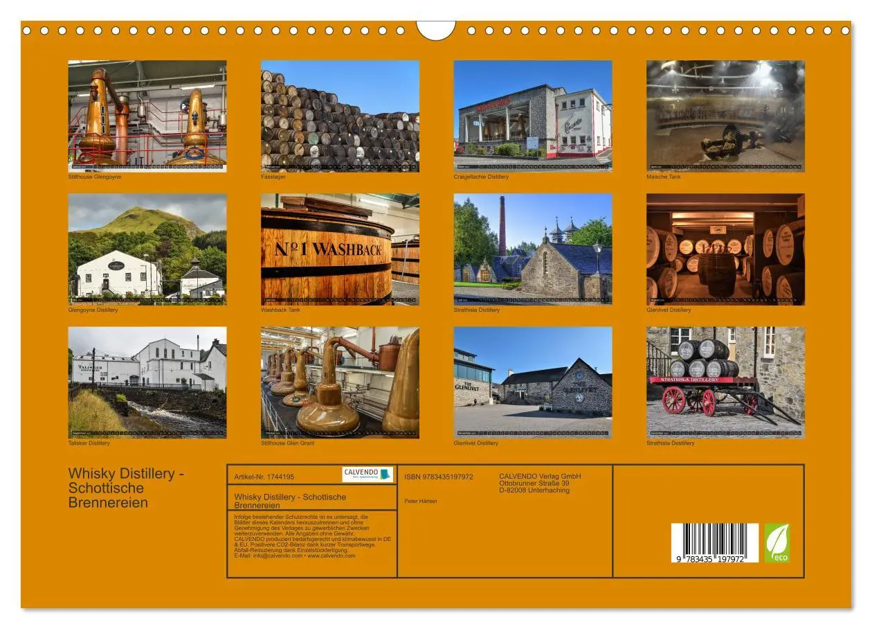 Bild: 9783435197972 | Whisky Distillery - Schottische Brennereien (Wandkalender 2025 DIN...