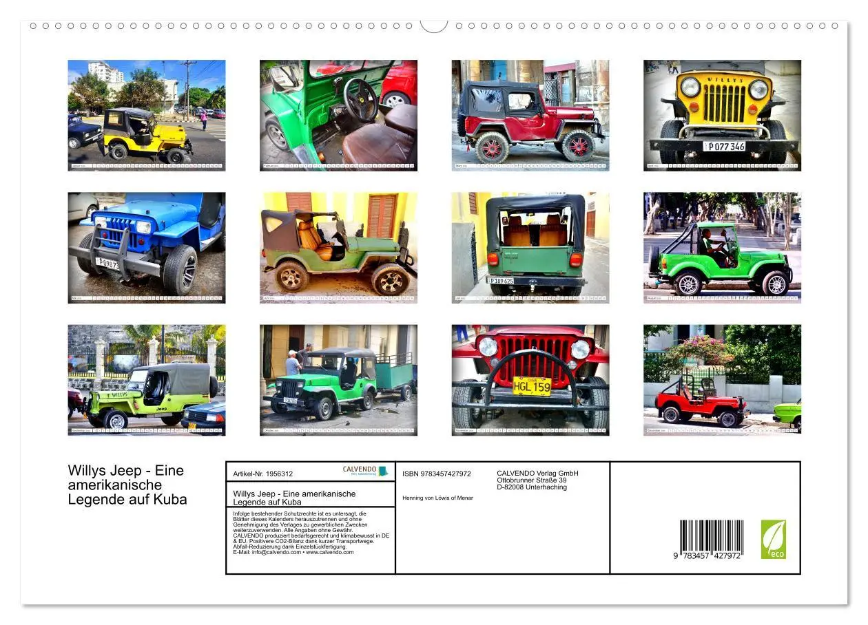 Bild: 9783457427972 | Willys Jeep - Eine amerikanische Legende auf Kuba (hochwertiger...