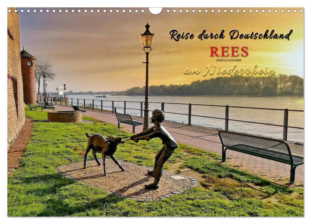 Cover: 9783457737972 | Reise durch Deutschland - Rees am Niederrhein (Wandkalender 2026...