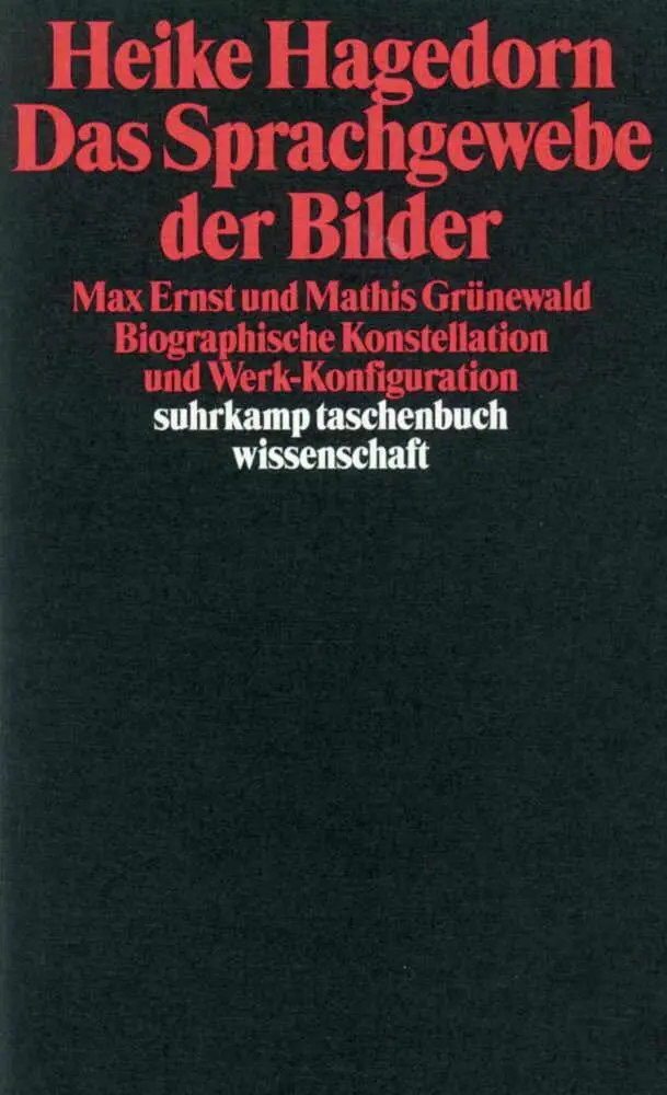 Cover: 9783518287972 | Das Sprachgewebe der Bilder | Heike Hagedorn | Taschenbuch | 172 S.
