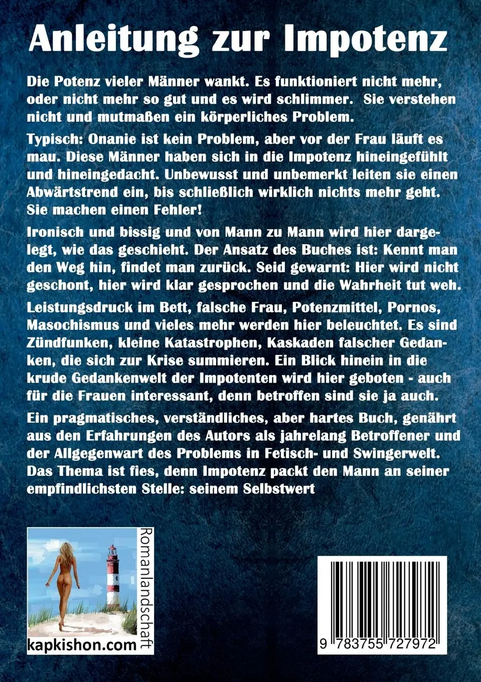 Rückseite: 9783755727972 | Anleitung zur Impotenz | Paul Kaufmann | Taschenbuch | Paperback