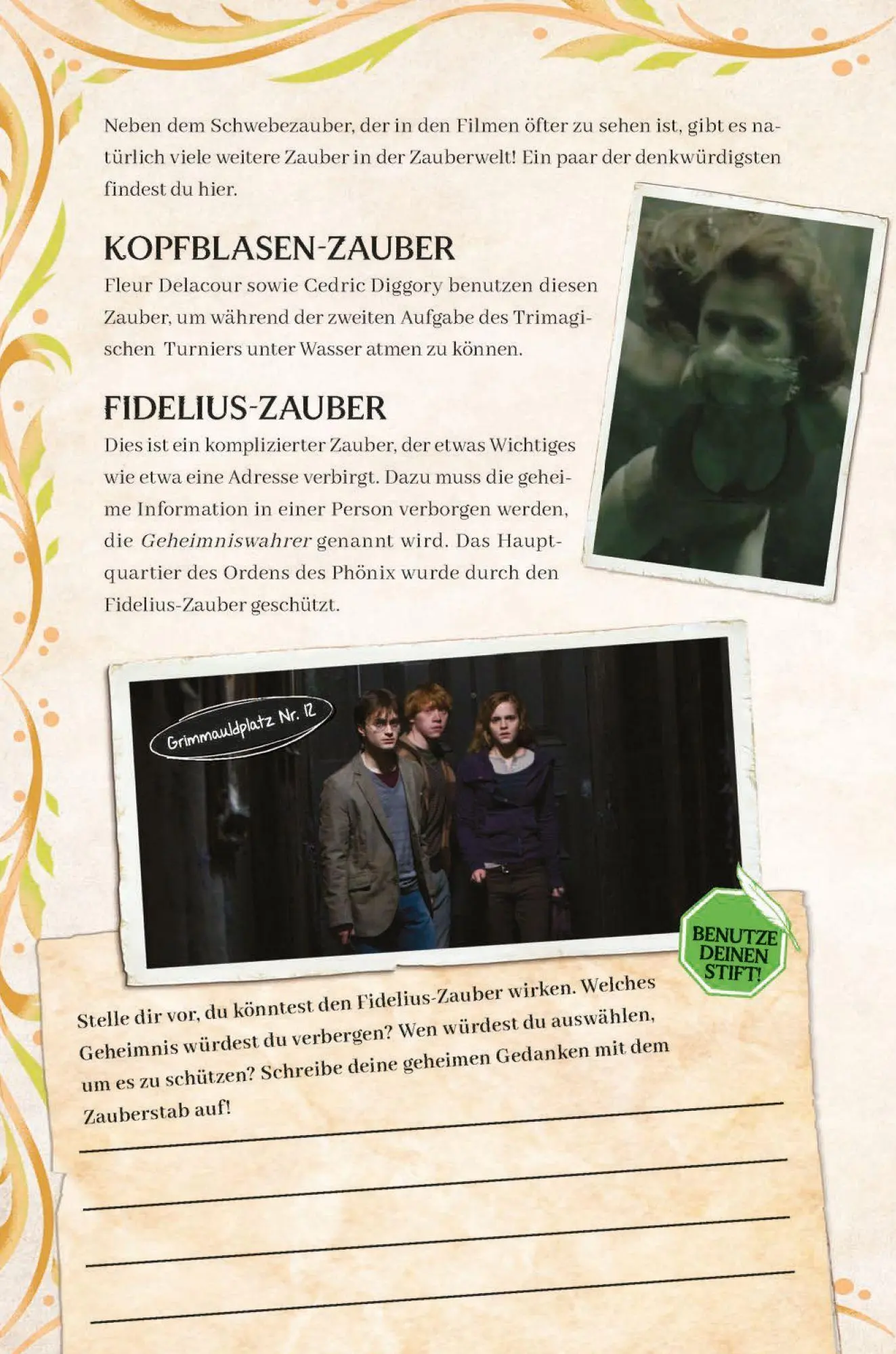 Bild: 9783833247972 | Aus den Filmen zu Harry Potter: Zaubersprüche &amp; Zaubertränke | Spinner
