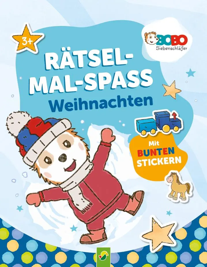 Cover: 9783849947972 | Bobo Siebenschläfer Rätsel-Mal-Spaß Weihnachten. Für Kinder ab 3...