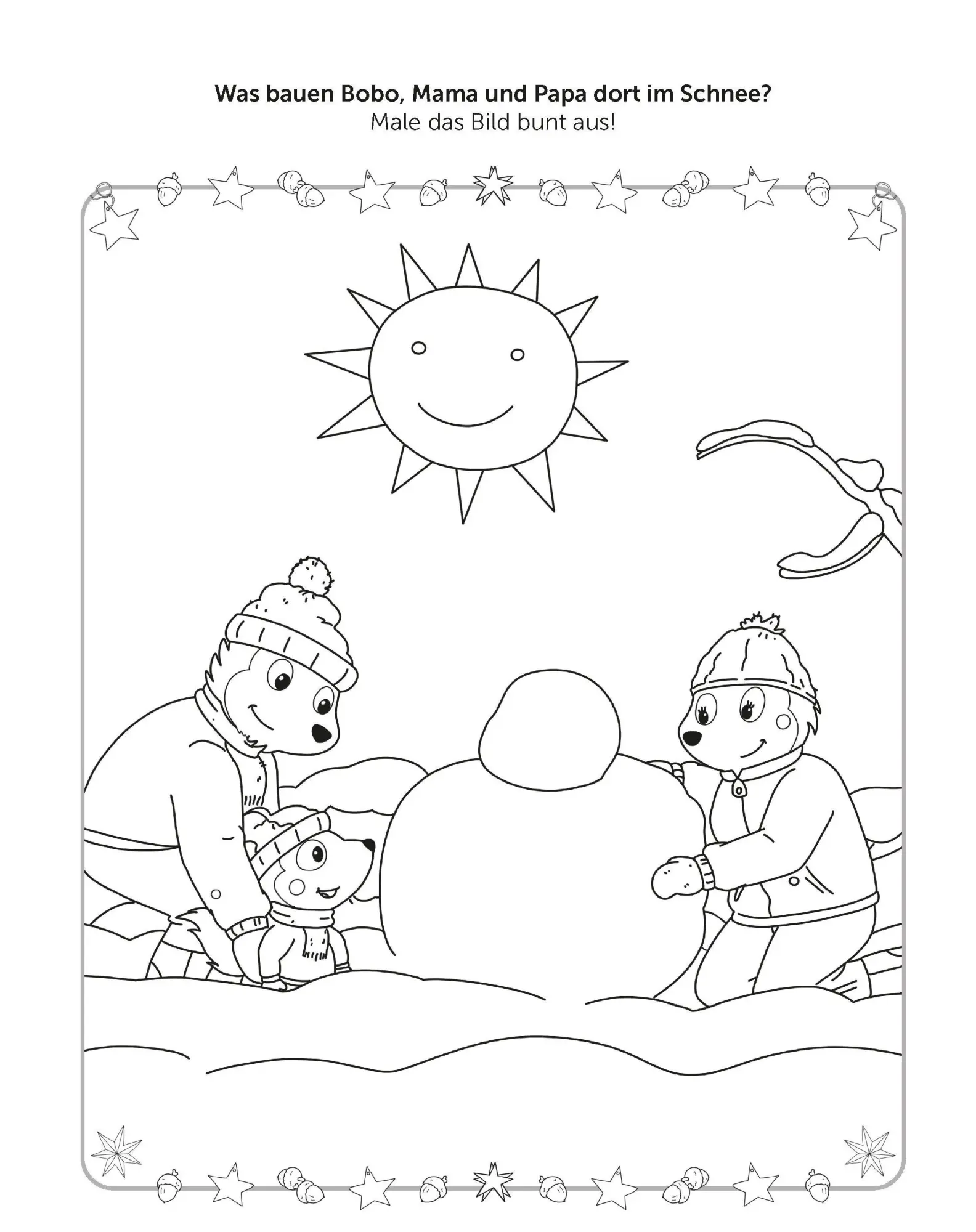 Bild: 9783849947972 | Bobo Siebenschläfer Rätsel-Mal-Spaß Weihnachten. Für Kinder ab 3...