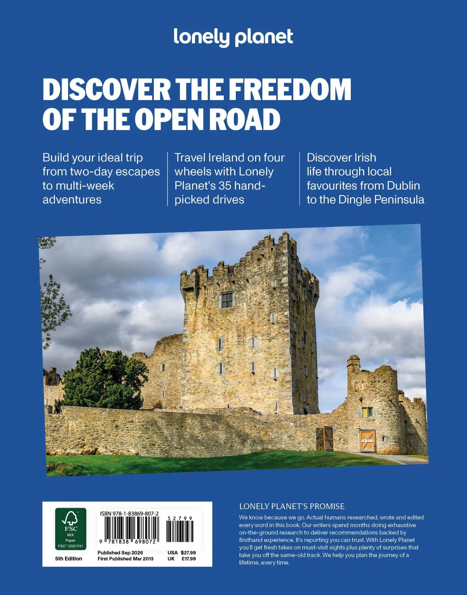Bild: 9781838698072 | Lonely Planet Best Road Trips Ireland | Belinda Dixon (u. a.) | Buch