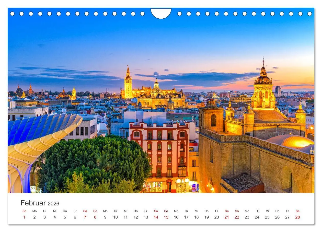 Bild: 9783457558072 | Sevilla - Atemberaubende Architektur (Wandkalender 2026 DIN A4...