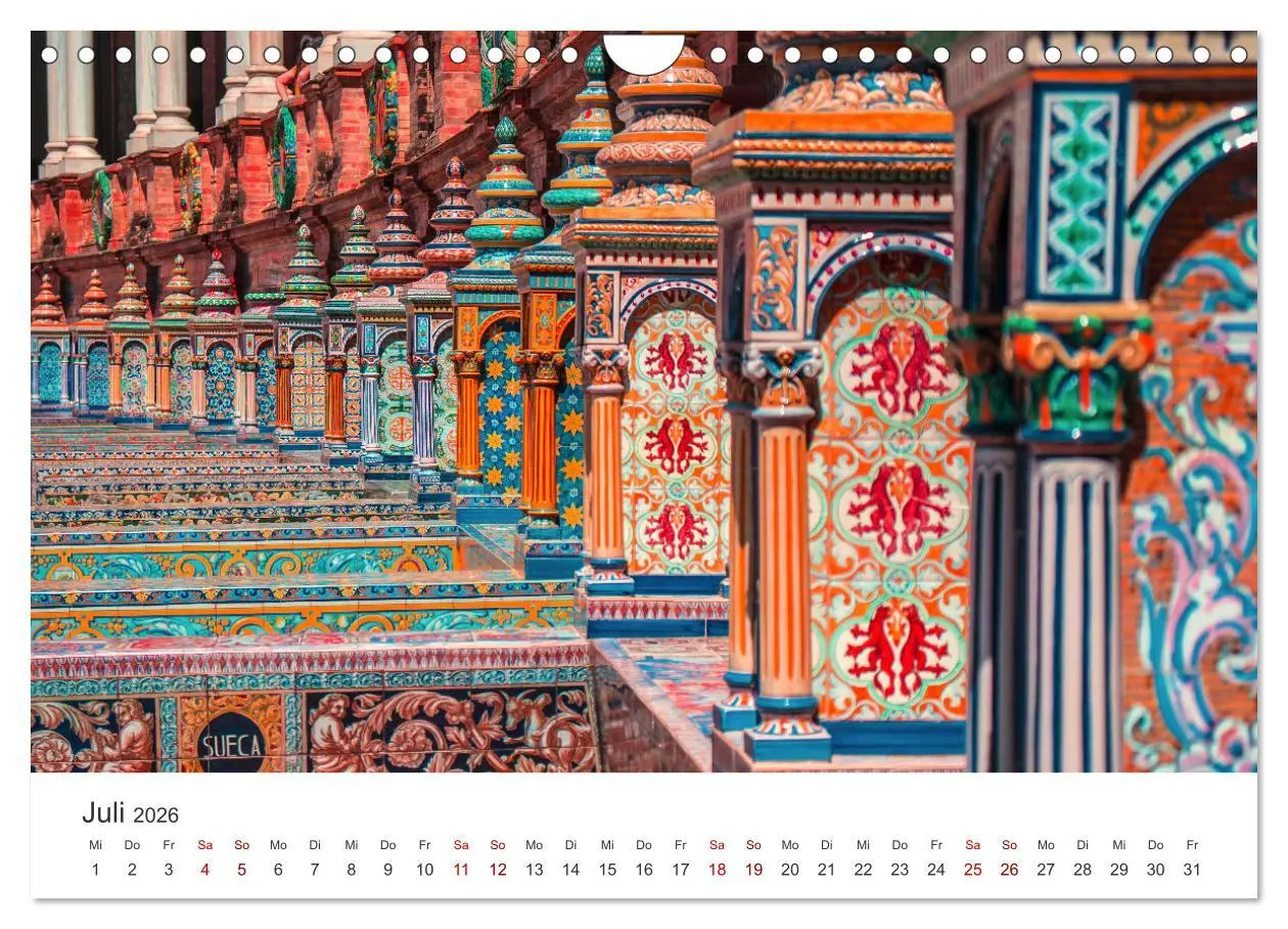 Bild: 9783457558072 | Sevilla - Atemberaubende Architektur (Wandkalender 2026 DIN A4...