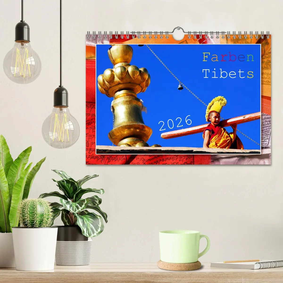 Bild: 9783457798072 | Farben Tibets (Wandkalender 2026 DIN A4 quer), CALVENDO Monatskalender