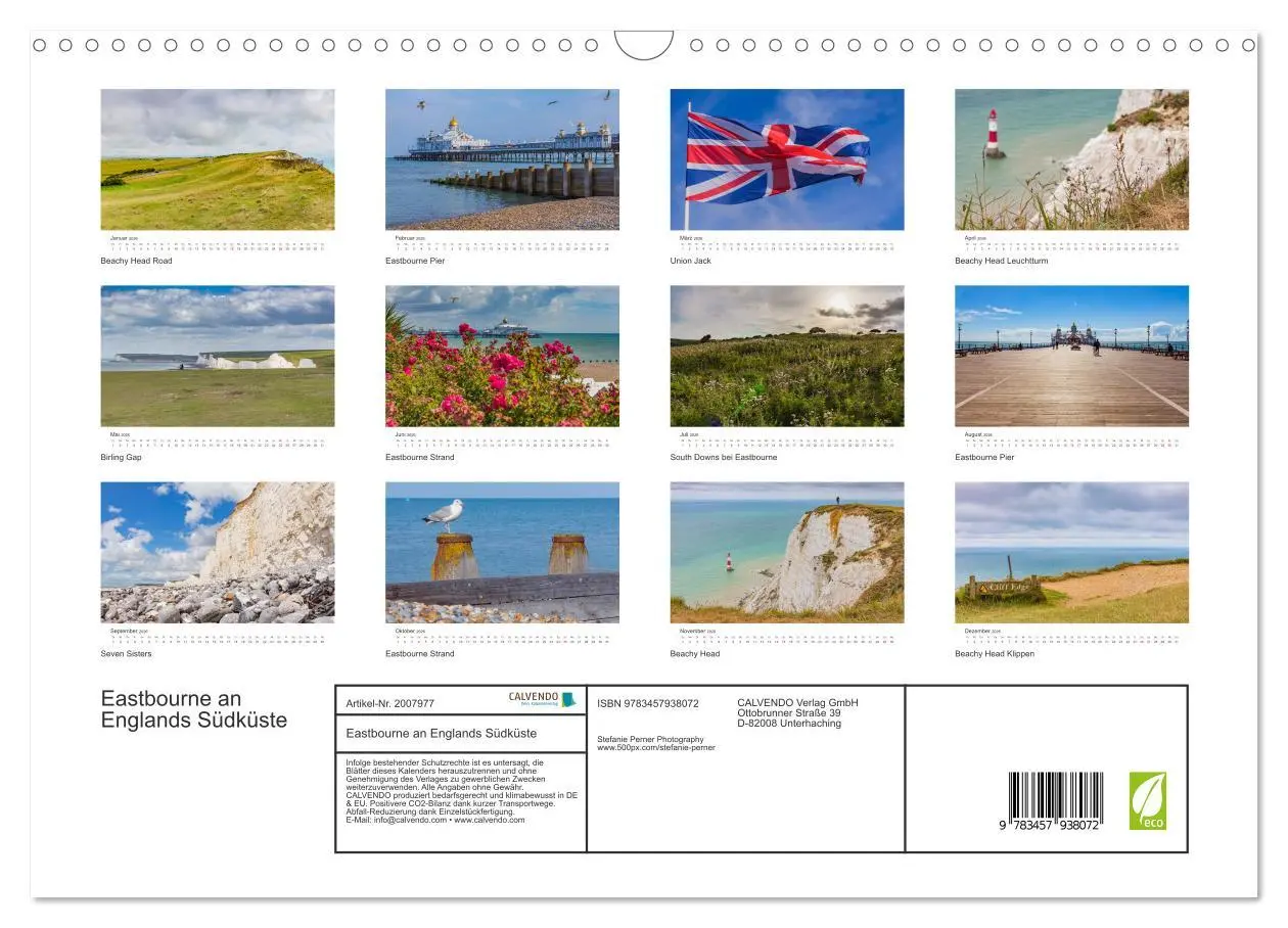 Bild: 9783457938072 | Eastbourne an Englands Südküste (Wandkalender 2026 DIN A3 quer),...