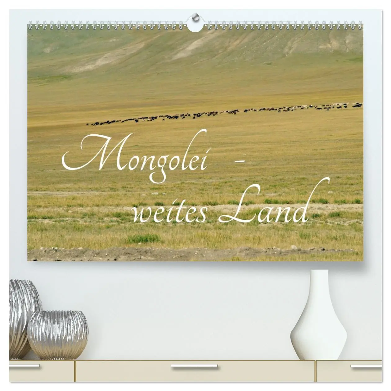 Cover: 9783516028072 | Mongolei - weites Land (hochwertiger Premium Wandkalender 2026 DIN...