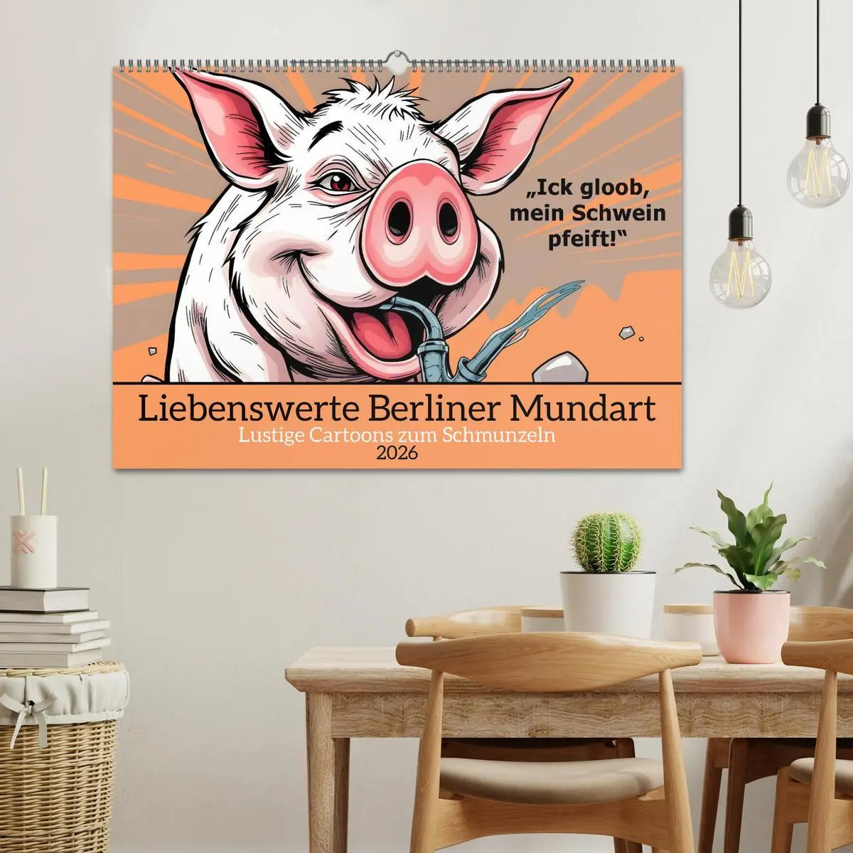 Bild: 9783516648072 | Liebenswerte Berliner Mundart (Wandkalender 2026 DIN A2 quer),...