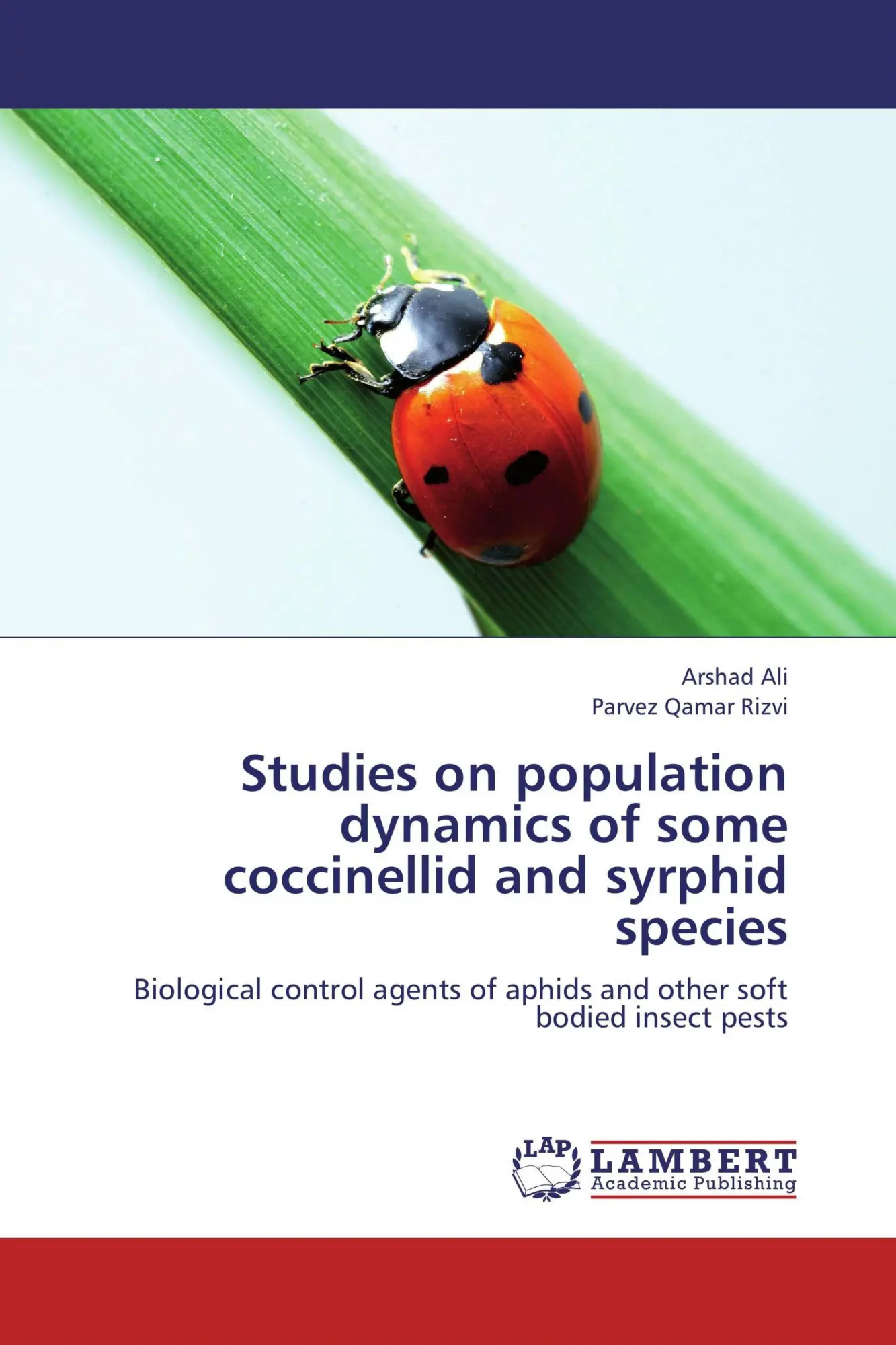 Cover: 9783659378072 | Studies on population dynamics of some coccinellid and syrphid species