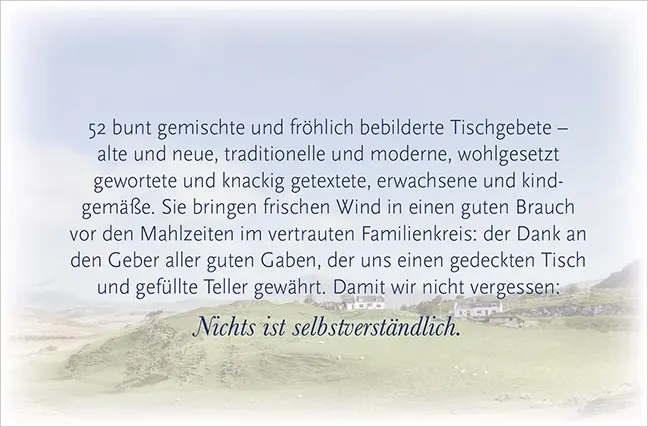 Bild: 9783842978072 | Tischgebete für die ganze Familie | Taschenbuch | 56 S. | Deutsch