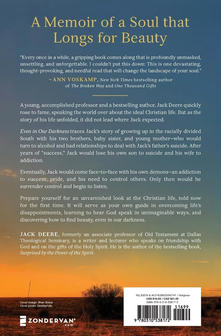 Rückseite: 9780310538172 | Even in Our Darkness | A Story of Beauty in a Broken Life | Deere