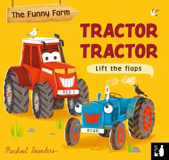 Cover: 9781838138172 | Tractor Tractor | A lift-the-flap opposites book | Mama Makes Books