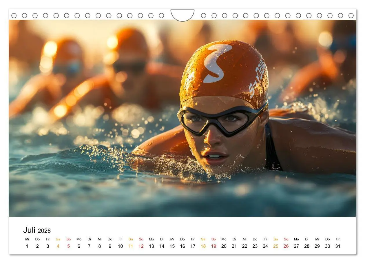 Bild: 9783457308172 | Triathlon Power (Wandkalender 2026 DIN A4 quer), CALVENDO...